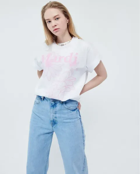 JuzBeauty-JuzBeautyMalaysia-JuzPretty-Authentic-Kbeauty-Malaysia-Skin-Care-Cosmetics-Jbeauty-Health-Care-korean-streetwear-MARDI MERCREDI Triple Flower Tshirt Tee 上衣11