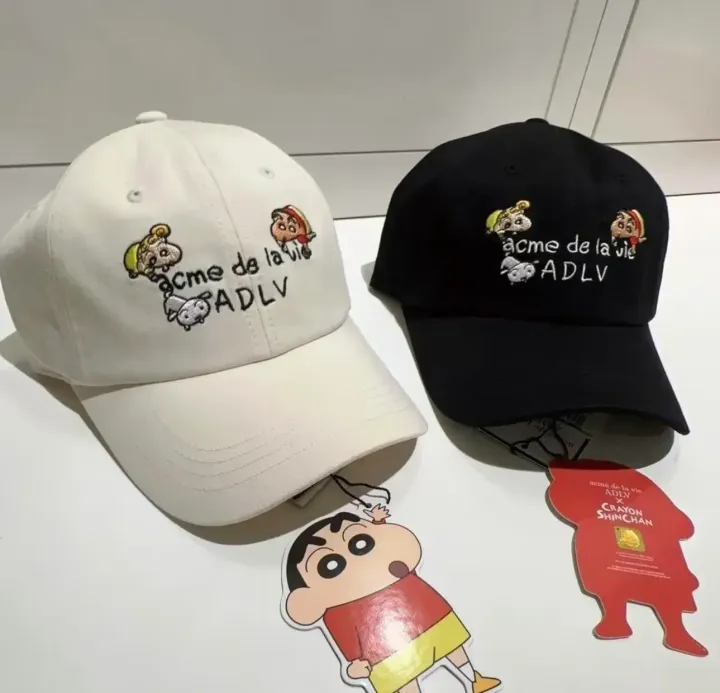 JuzBeauty-JuzBeautyMalaysia-JuzPretty-Authentic-Kbeauty-Malaysia-Skin-Care-Cosmetics-Jbeauty-Health-Care-korean-streetwear-ADLV x Shinchan Basic Logo Ball Cap 帽子4