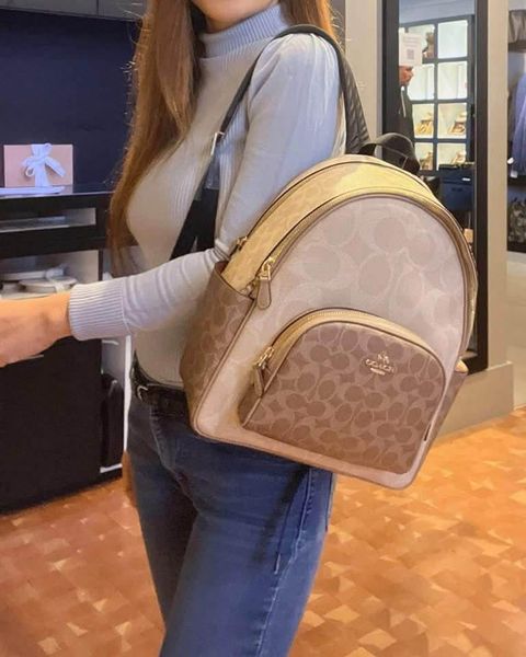 JuzBeauty_JuzBeautyMalaysia_JuzPretty_Authentic_Kbeauty_Malaysia_Skin_Care_Cosmetics_Jbeauty_Health_Care_korean_streetwear_US_Luxury_COACH 5671 Court Backpack In Blocked Signature Canvas 背包10