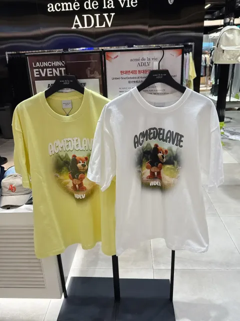 JuzBeauty-JuzBeautyMalaysia-JuzPretty-Authentic-Kbeauty-Malaysia-Skin-Care-Cosmetics-Jbeauty-Health-Care-korean-streetwear-ADLV 2025 Bear Short Sleeve T-shirt Tee 上衣2