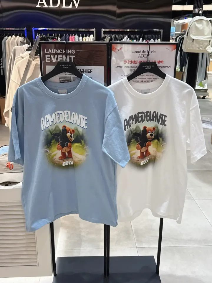 JuzBeauty-JuzBeautyMalaysia-JuzPretty-Authentic-Kbeauty-Malaysia-Skin-Care-Cosmetics-Jbeauty-Health-Care-korean-streetwear-ADLV 2025 Bear Short Sleeve T-shirt Tee 上衣3