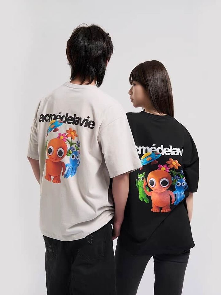 JuzBeauty-JuzBeautyMalaysia-JuzPretty-Authentic-Kbeauty-Malaysia-Skin-Care-Cosmetics-Jbeauty-Health-Care-korean-streetwear-ADLV x Hoshi Clay Alien Short Sleeve T-shirt Tee 上衣4