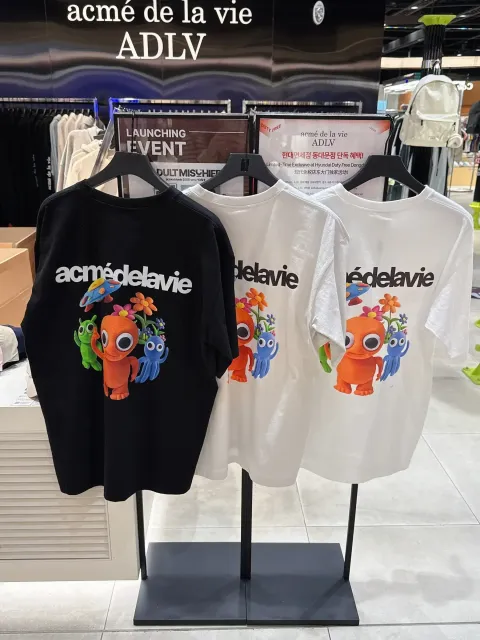 JuzBeauty-JuzBeautyMalaysia-JuzPretty-Authentic-Kbeauty-Malaysia-Skin-Care-Cosmetics-Jbeauty-Health-Care-korean-streetwear-ADLV x Hoshi Clay Alien Short Sleeve T-shirt Tee 上衣9