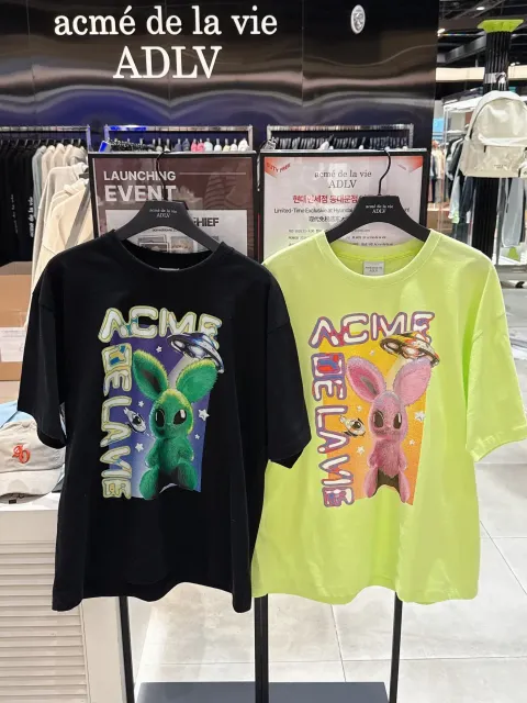JuzBeauty-JuzBeautyMalaysia-JuzPretty-Authentic-Kbeauty-Malaysia-Skin-Care-Cosmetics-Jbeauty-Health-Care-korean-streetwear-ADLV Real Alien Fuzzy Rabbit Short Sleeve T-Shirt Tee 上衣14