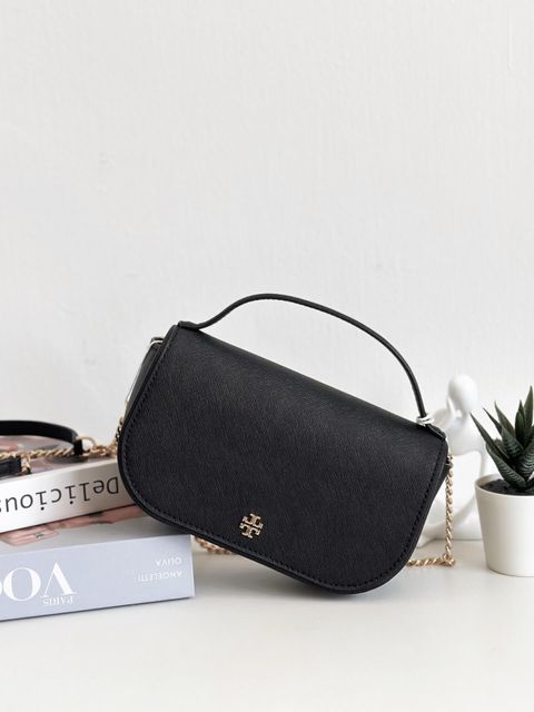 JuzBeauty_JuzBeautyMalaysia_JuzPretty_Authentic_Kbeauty_Malaysia_Skin_Care_Cosmetics_Jbeauty_Health_Care_korean_streetwear_US_Luxury_TORY BURCH 134841 Emerson Top Handle In Black 斜挎包5