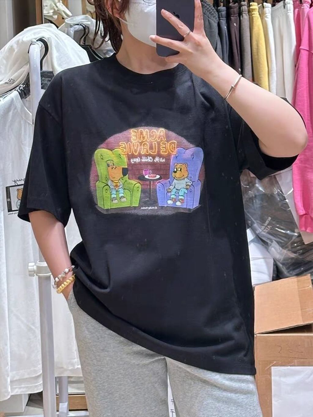 ★早期完売★ADLV★AC BEAR CHILL GUY SHORT SLEEVE T-SHIRT LIMITED EDITION】ADLV x AC Bear Chill Guy Short Sleeve T