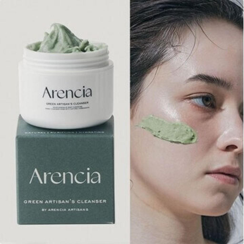 JuzBeauty-JuzBeautyMalaysia-JuzPretty-Authentic-Kbeauty-Malaysia-Skin-Care-Cosmetics-Jbeauty-Health-Care-korean-streetwear-Olive-Young-ARENCIA Green Artisans Cleanser 绿色年糕纯素洁面乳2