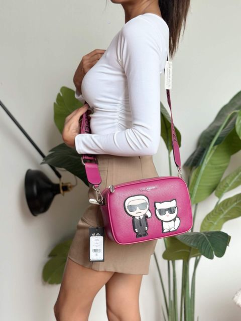 JuzBeauty_JuzBeautyMalaysia_JuzPretty_Authentic_Kbeauty_Malaysia_Skin_Care_Cosmetics_Jbeauty_Health_Care_korean_streetwear_US_Luxury_KARL LAGERFELD LH6EU9BJ Maybelle Round Head Duo Camera Crossbody Bag 相机包7