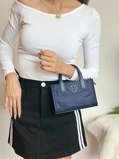 JuzBeauty_JuzBeautyMalaysia_JuzPretty_Authentic_Kbeauty_Malaysia_Skin_Care_Cosmetics_Jbeauty_Health_Care_korean_streetwear_US_Luxury_TORY BURCH 146437 Ella Mini Tote In Navy 托特包5