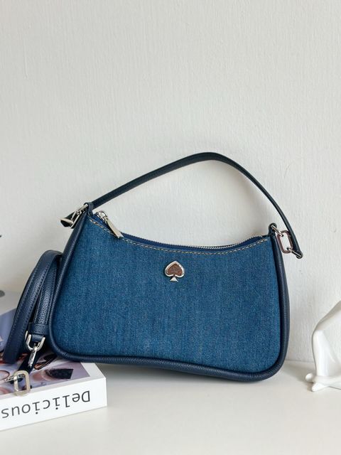 JuzBeauty_JuzBeautyMalaysia_JuzPretty_Authentic_Kbeauty_Malaysia_Skin_Care_Cosmetics_Jbeauty_Health_Care_korean_streetwear_US_Luxury_KATE SPADE KK080 Kayla Denim Convertible Shoulder Bag 腋下包6