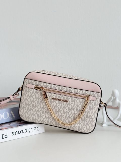 JuzBeauty_JuzBeautyMalaysia_JuzPretty_Authentic_Kbeauty_Malaysia_Skin_Care_Cosmetics_Jbeauty_Health_Care_korean_streetwear_US_Luxury_MICHAEL KORS 35S1GTTC9B Jet Set Large Logo Crossbody Bag In Powder Blush Multi 相机包5