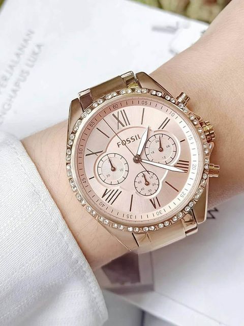JuzBeauty_JuzBeautyMalaysia_JuzPretty_Authentic_Kbeauty_Malaysia_Skin_Care_Cosmetics_Jbeauty_Health_Care_korean_streetwear_US_Luxury_FOSSIL BQ3377 Modern Courier Chronograph Rose Gold-Tone Stainless Steel Watch 女款手表6