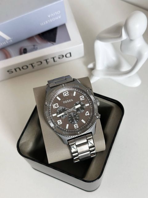 JuzBeauty_JuzBeautyMalaysia_JuzPretty_Authentic_Kbeauty_Malaysia_Skin_Care_Cosmetics_Jbeauty_Health_Care_korean_streetwear_US_Luxury_FOSSIL BQ2533 Brox Multifunction Smoke Stainless Steel Watch 男款手表3