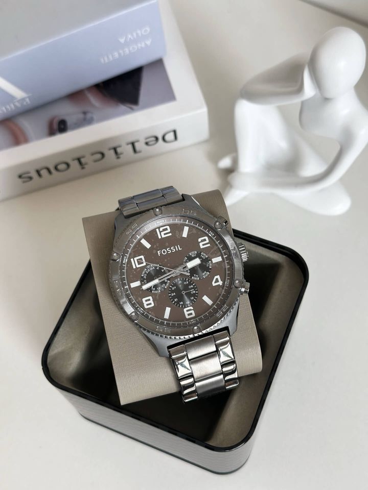 JuzBeauty_JuzBeautyMalaysia_JuzPretty_Authentic_Kbeauty_Malaysia_Skin_Care_Cosmetics_Jbeauty_Health_Care_korean_streetwear_US_Luxury_FOSSIL BQ2533 Brox Multifunction Smoke Stainless Steel Watch 男款手表3