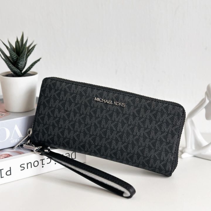 JuzBeauty_JuzBeautyMalaysia_JuzPretty_Authentic_Kbeauty_Malaysia_Skin_Care_Cosmetics_Jbeauty_Health_Care_korean_streetwear_US_Luxury_MICHAEL KORS 35H8STVT3B Jet Set Travel Large Signature Logo Continental Wallet 女款长钱包1