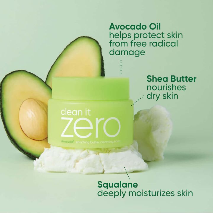 JuzBeauty-JuzBeautyMalaysia-JuzPretty-Authentic-Kbeauty-Malaysia-Skin-Care-Cosmetics-Jbeauty-Health-Care-korean-streetwear-Olive-Young-BANILA CO Clean It Avocado Zero Enriching Butter Cleansing Balm 牛油果卸妆膏套盒11