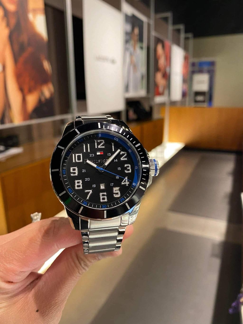JuzBeauty_JuzBeautyMalaysia_JuzPretty_Authentic_Kbeauty_Malaysia_Skin_Care_Cosmetics_Jbeauty_Health_Care_korean_streetwear_US_Luxury_TOMMY HILFIGER 1791074 Three-Hand Stainless Steel 48mm In Black 男款手表6