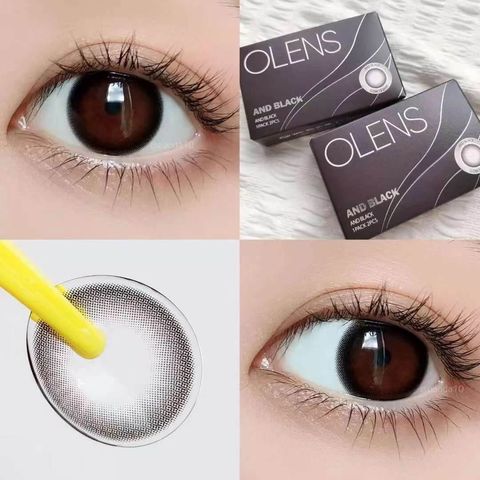 JuzBeauty-JuzBeautyMalaysia-JuzPretty-Authentic-Kbeauty-Malaysia-Skin-Care-Cosmetics-Jbeauty-Health-Care-korean-streetwear-OLENS And Black Contact Lens 月抛隐形眼镜 美瞳1