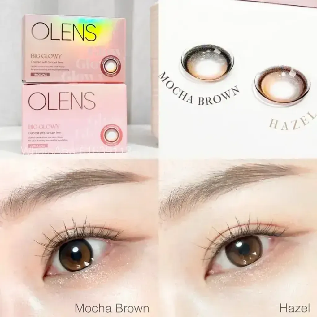 JuzBeauty-JuzBeautyMalaysia-JuzPretty-Authentic-Kbeauty-Malaysia-Skin-Care-Cosmetics-Jbeauty-Health-Care-korean-streetwear-OLENS Big Glowy Contact Lens 月抛隐形眼镜 6