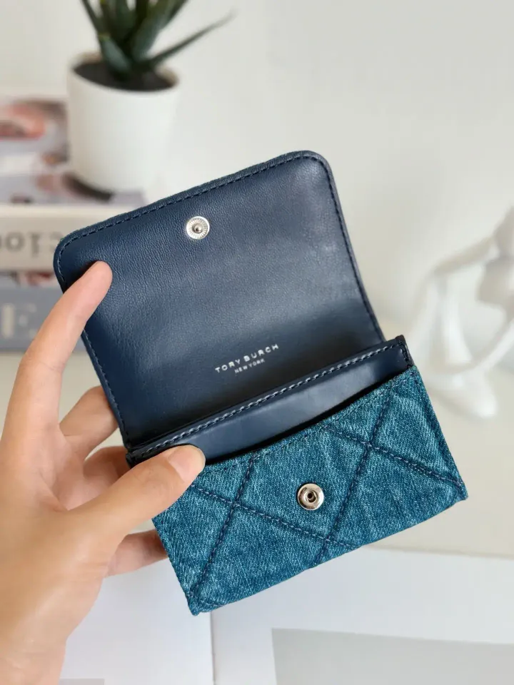 JuzBeauty_JuzBeautyMalaysia_JuzPretty_Authentic_Kbeauty_Malaysia_Skin_Care_Cosmetics_Jbeauty_Health_Care_korean_streetwear_US_Luxury_TORY BURCH 167997 Willa Denim Card Case 女款卡包5