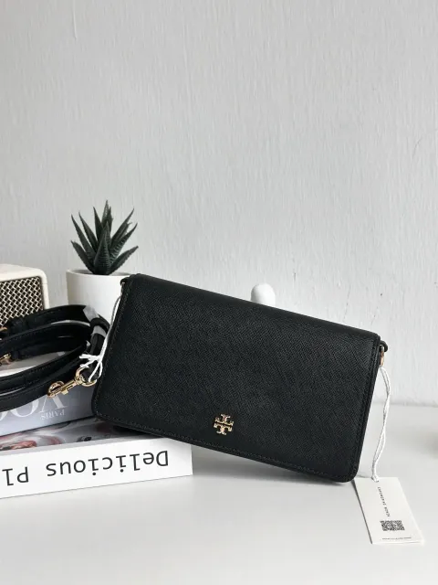 JuzBeauty_JuzBeautyMalaysia_JuzPretty_Authentic_Kbeauty_Malaysia_Skin_Care_Cosmetics_Jbeauty_Health_Care_korean_streetwear_US_Luxury_TORY BURCH 159463 Emerson Mini Crossbody Bag In Black 斜挎包5