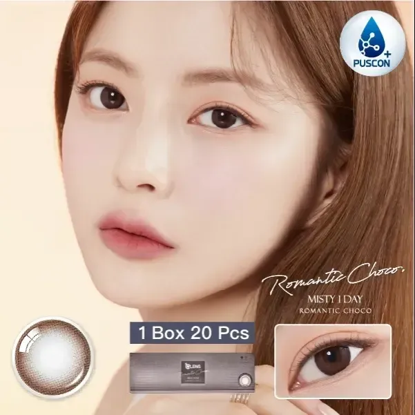 JuzBeauty-JuzBeautyMalaysia-JuzPretty-Authentic-Kbeauty-Malaysia-Skin-Care-Cosmetics-Jbeauty-Health-Care-korean-streetwear-OLENS Misty Romantic 1Day Contact Lens 日抛隐形眼镜 美瞳1