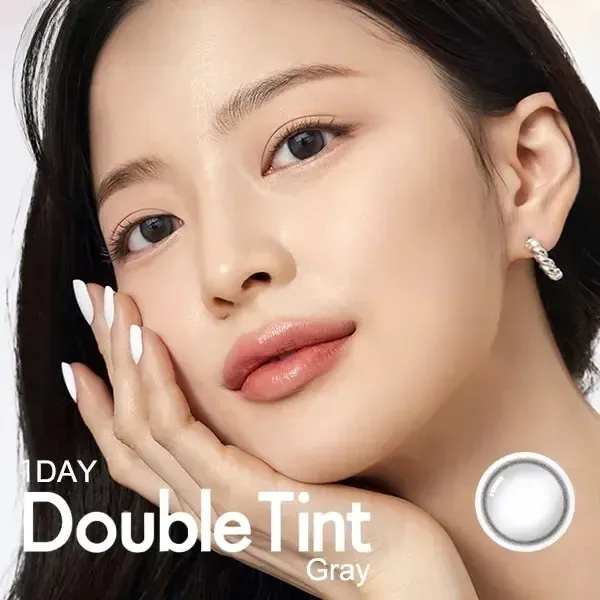 JuzBeauty-JuzBeautyMalaysia-JuzPretty-Authentic-Kbeauty-Malaysia-Skin-Care-Cosmetics-Jbeauty-Health-Care-korean-streetwear-OLENS Double Tint 1Day Contact Lens 日抛隐形眼镜 美瞳 1