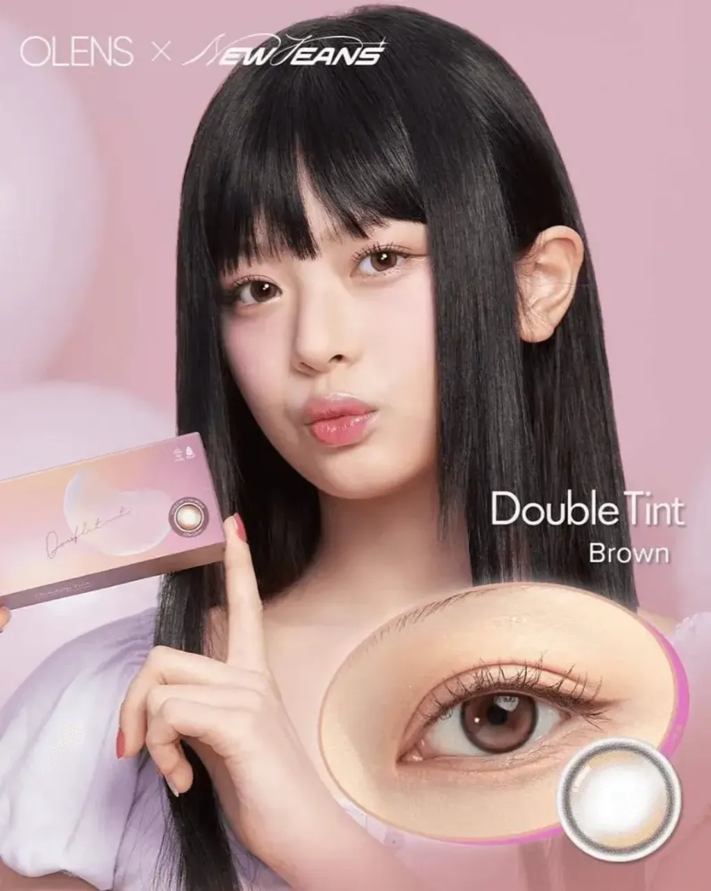JuzBeauty-JuzBeautyMalaysia-JuzPretty-Authentic-Kbeauty-Malaysia-Skin-Care-Cosmetics-Jbeauty-Health-Care-korean-streetwear-OLENS Double Tint 1Day Contact Lens 日抛隐形眼镜 美瞳 5