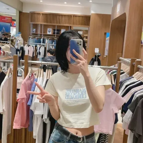 JuzBeauty-JuzBeautyMalaysia-JuzPretty-Authentic-Kbeauty-Malaysia-Skin-Care-Cosmetics-Jbeauty-Health-Care-korean-streetwear-MARITHE Crop Top 上衣4