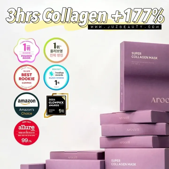 JuzBeauty-JuzBeautyMalaysia-JuzPretty-Authentic-Kbeauty-Malaysia-Skin-Care-Cosmetics-Jbeauty-Health-Care-korean-streetwear-Arocell Super Collagen Mask 超级胶原蛋白面膜3