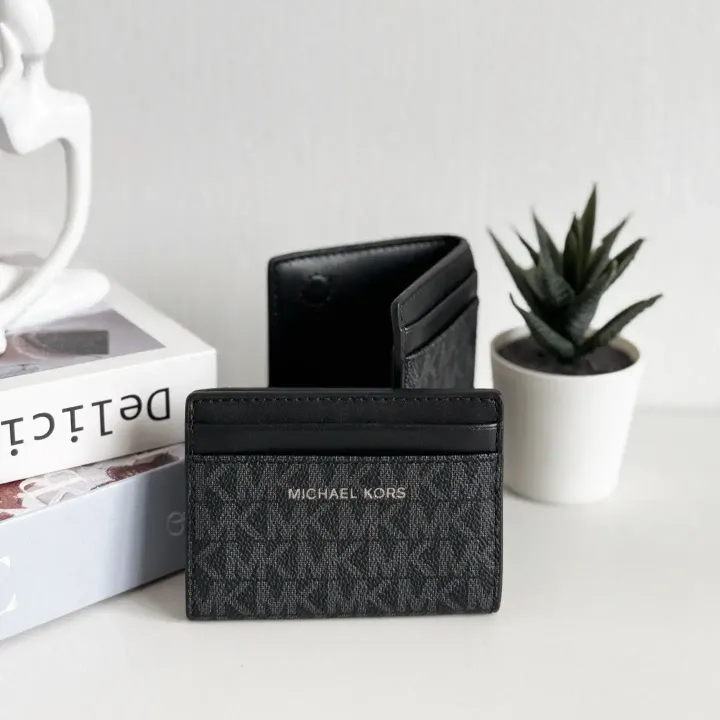 JuzBeauty_JuzBeautyMalaysia_JuzPretty_Authentic_Kbeauty_Malaysia_Skin_Care_Cosmetics_Jbeauty_Health_Care_korean_streetwear_US_Luxury_MICHAEL KORS 36S5LCOF1B Cooper Signature Logo Bi-fold Wallet In Black 男款卡包1