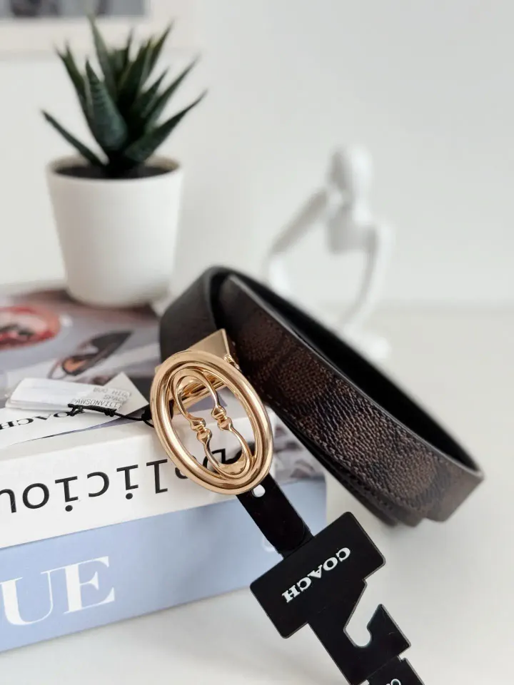 JuzBeauty_JuzBeautyMalaysia_JuzPretty_Authentic_Kbeauty_Malaysia_Skin_Care_Cosmetics_Jbeauty_Health_Care_korean_streetwear_US_Luxury_COACH CZ196 Signature Buckle Cut To Size Belt 25mm 女款腰带4