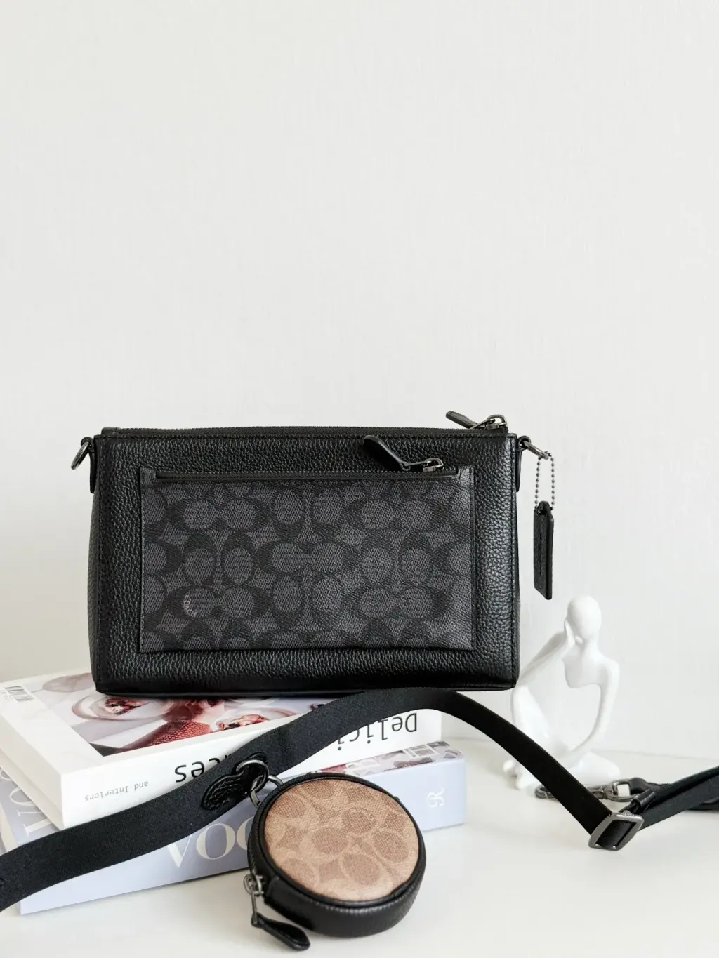 JuzBeauty_JuzBeautyMalaysia_JuzPretty_Authentic_Kbeauty_Malaysia_Skin_Care_Cosmetics_Jbeauty_Health_Care_korean_streetwear_US_Luxury_COACH CW372 Holden Crossbody In Blocked Signature Canvas Charcoal Black Multi 男款斜挎包8
