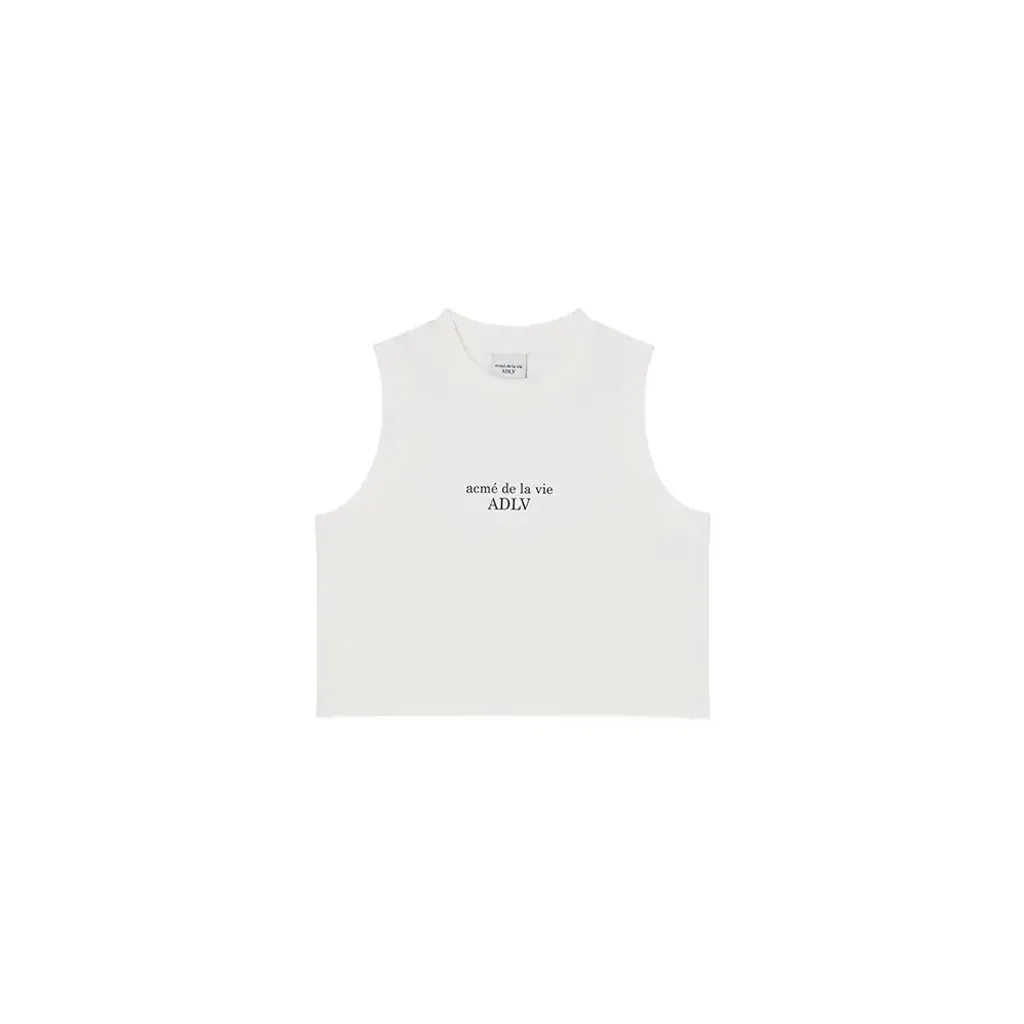 JuzBeauty-JuzBeautyMalaysia-JuzPretty-Authentic-Kbeauty-Malaysia-Skin-Care-Cosmetics-Jbeauty-Health-Care-korean-streetwear-ADLV Woman Basic Logo Crop Sleeveless 短版上衣5