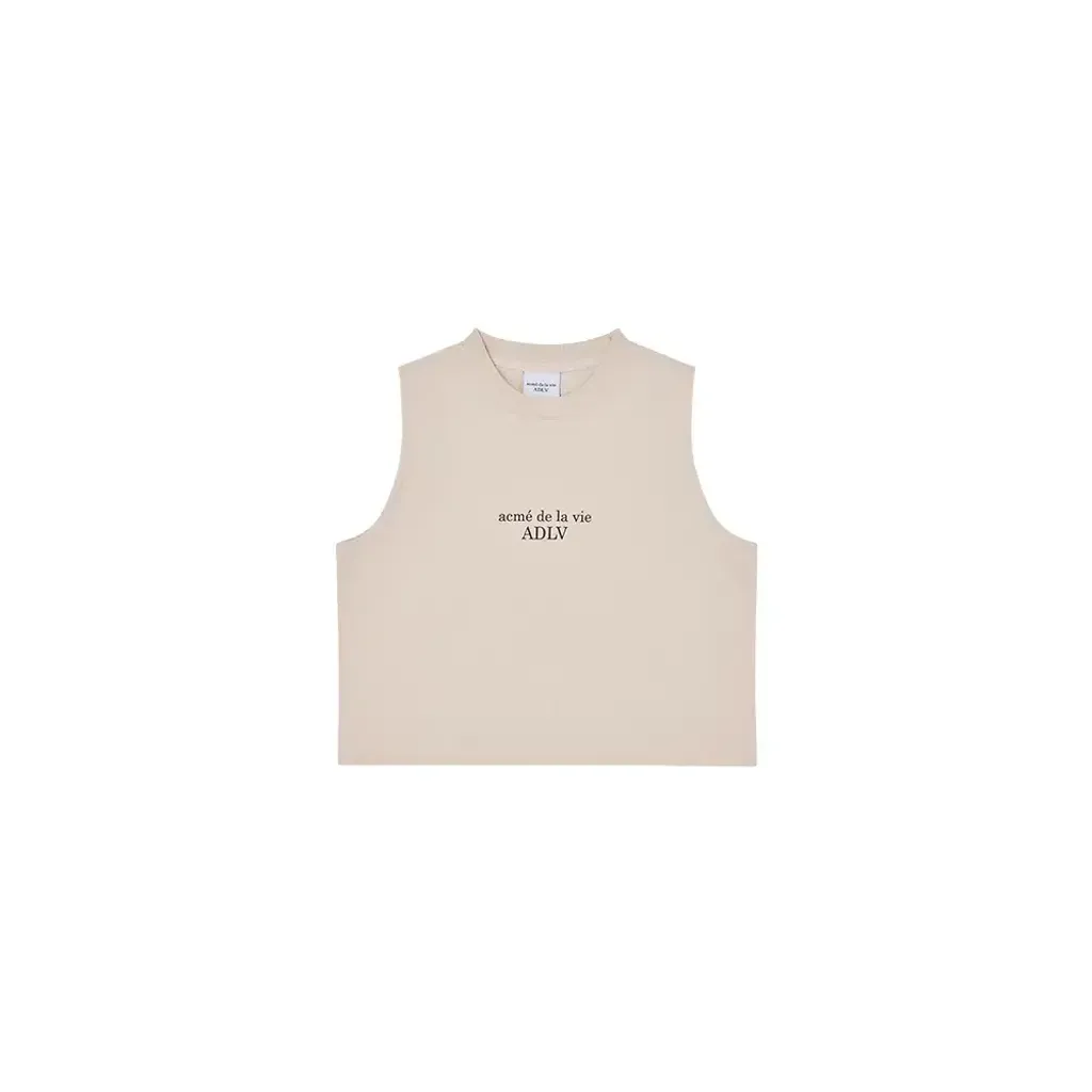 JuzBeauty-JuzBeautyMalaysia-JuzPretty-Authentic-Kbeauty-Malaysia-Skin-Care-Cosmetics-Jbeauty-Health-Care-korean-streetwear-ADLV Woman Basic Logo Crop Sleeveless 短版上衣6