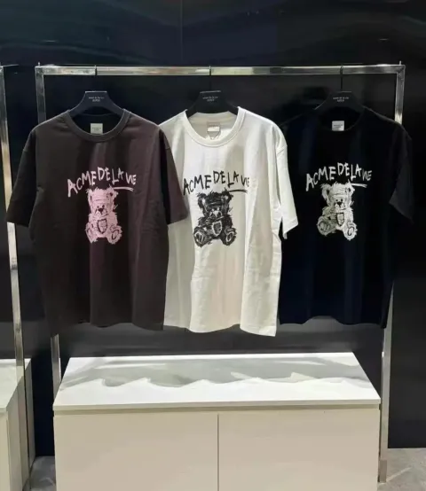 JuzBeauty-JuzBeautyMalaysia-JuzPretty-Authentic-Kbeauty-Malaysia-Skin-Care-Cosmetics-Jbeauty-Health-Care-korean-streetwear-ADLV Drawing Bear Short Sleeve T-Shirt Tee 上衣7