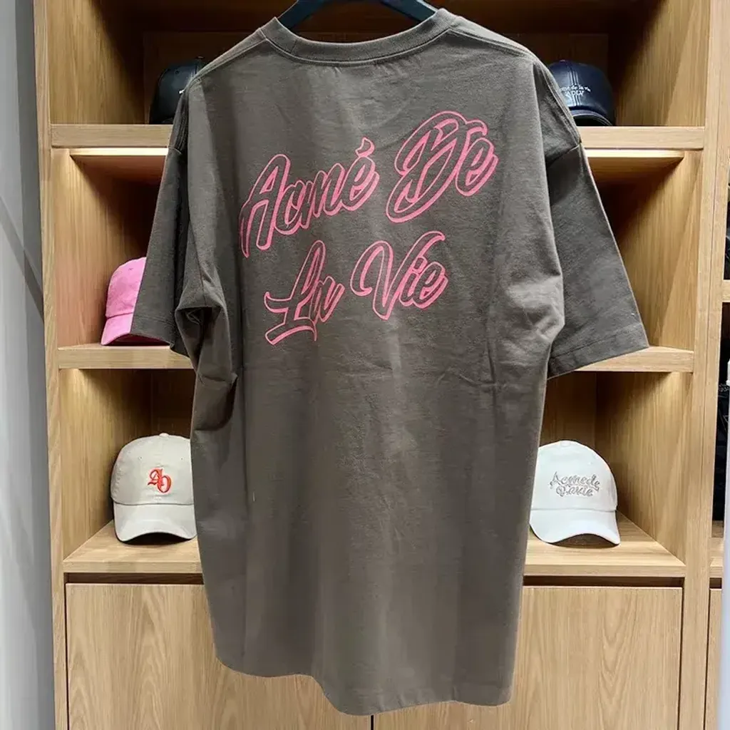 JuzBeauty-JuzBeautyMalaysia-JuzPretty-Authentic-Kbeauty-Malaysia-Skin-Care-Cosmetics-Jbeauty-Health-Care-korean-streetwear-ADLV Script Logo Outline Short Sleeve T-Shirt Tee 上衣3