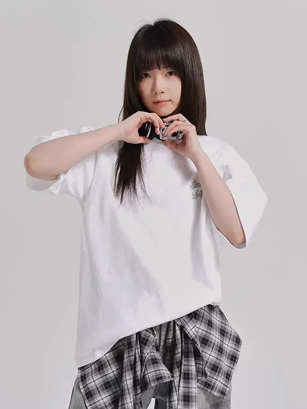 JuzBeauty-JuzBeautyMalaysia-JuzPretty-Authentic-Kbeauty-Malaysia-Skin-Care-Cosmetics-Jbeauty-Health-Care-korean-streetwear-ADLV Script Logo Outline Short Sleeve T-Shirt Tee 上衣6