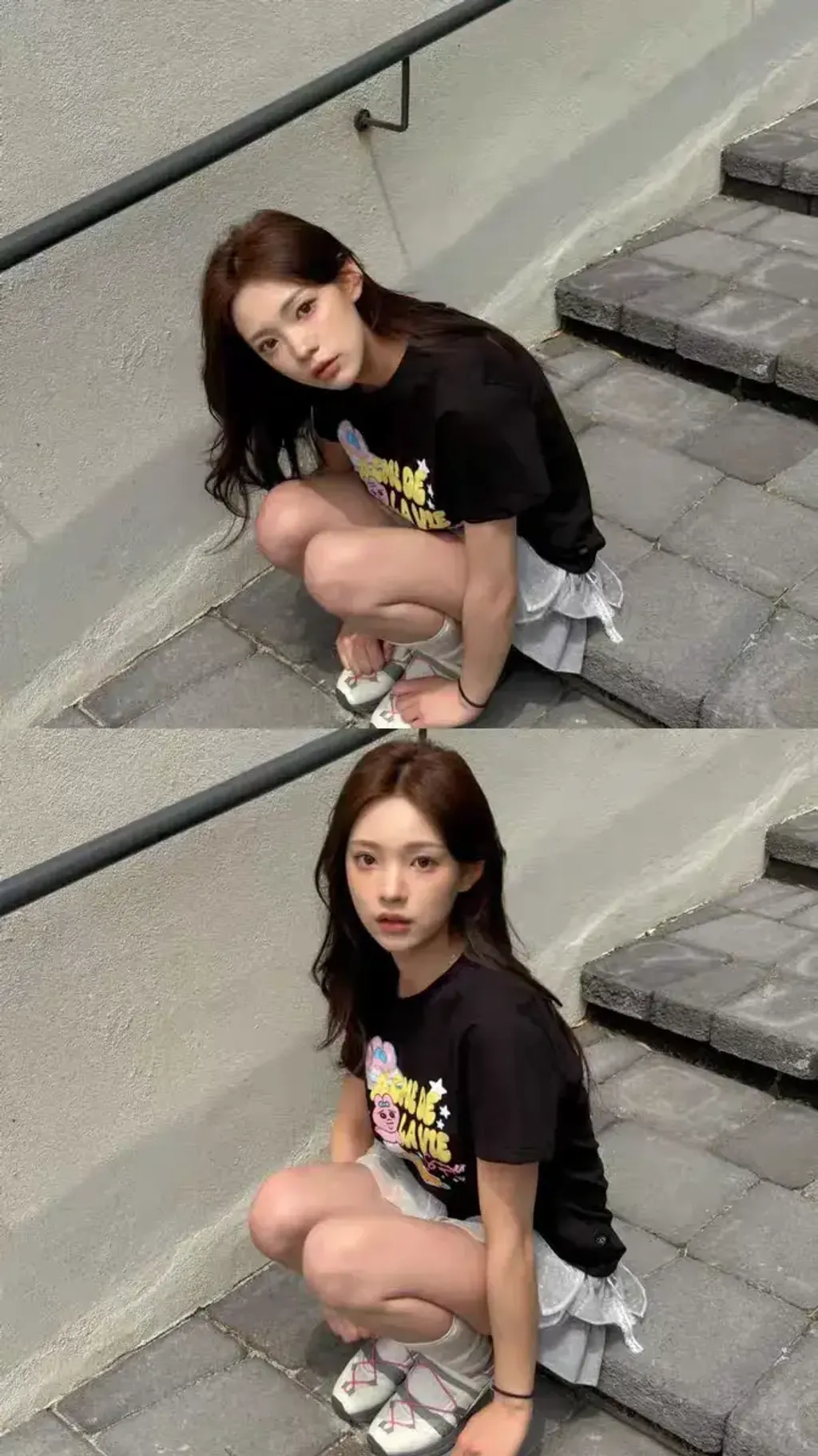 JuzBeauty-JuzBeautyMalaysia-JuzPretty-Authentic-Kbeauty-Malaysia-Skin-Care-Cosmetics-Jbeauty-Health-Care-korean-streetwear-ADLV x PANCHU RABBIT Woman Surfing Opanchu Usagi Standard Short Sleeve T-Shirt Tee 上衣8