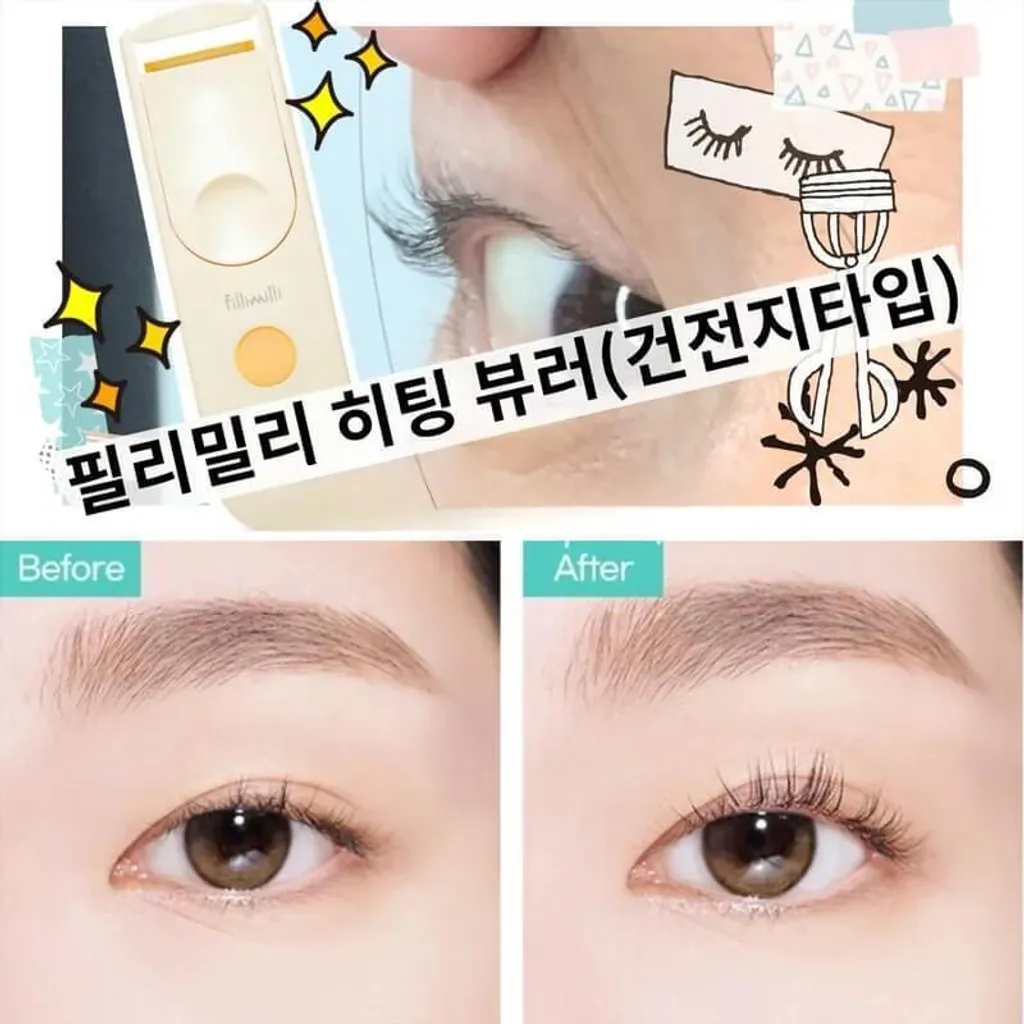 JuzBeauty-JuzBeautyMalaysia-JuzPretty-Authentic-Kbeauty-Malaysia-Skin-Care-Cosmetics-Jbeauty-Health-Care-korean-streetwear-Olive-Young-FILLIMILLI Heating Eyelash Curler USB Type USB版电热睫毛夹5