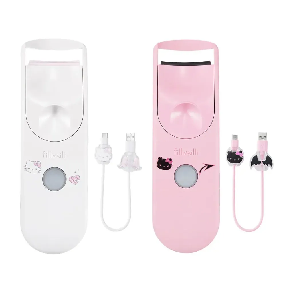 JuzBeauty-JuzBeautyMalaysia-JuzPretty-Authentic-Kbeauty-Malaysia-Skin-Care-Cosmetics-Jbeauty-Health-Care-korean-streetwear-fillimilli x HELLO KITTY ANGEL AND DEVIL Heating Viewer Wide Fit Set USB充电款电热睫毛夹8