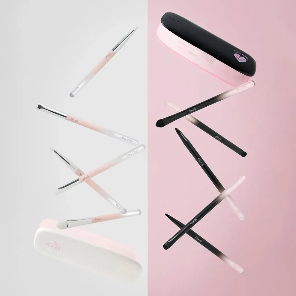 JuzBeauty-JuzBeautyMalaysia-JuzPretty-Authentic-Kbeauty-Malaysia-Skin-Care-Cosmetics-Jbeauty-Health-Care-korean-streetwear-fillimilli x HELLO KITTY ANGEL & DEVIL Eyebrush Pro Collection 联名限量款 眼部化妆刷套盒4