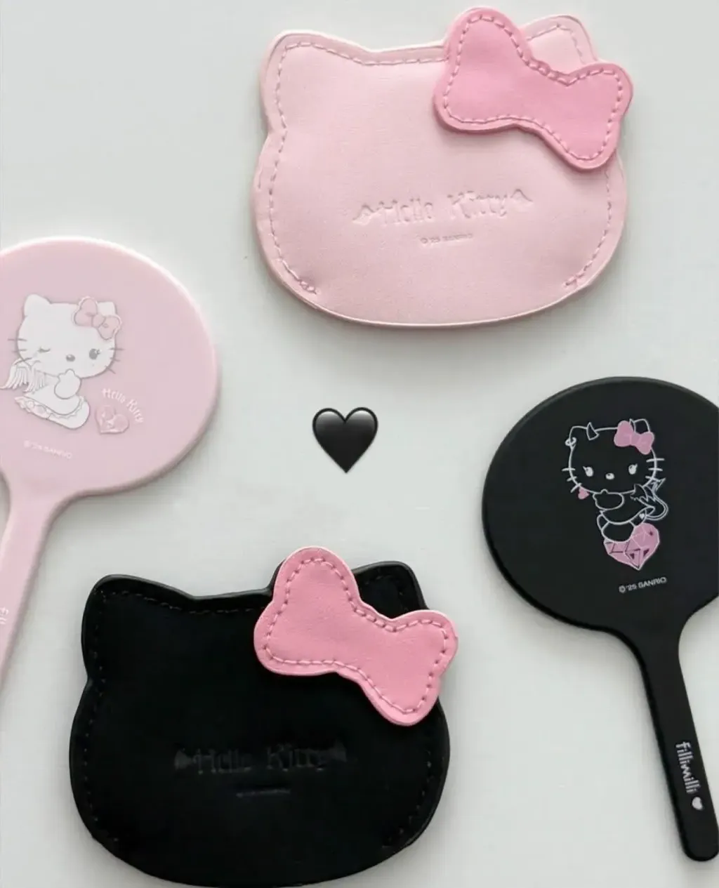 JuzBeauty-JuzBeautyMalaysia-JuzPretty-Authentic-Kbeauty-Malaysia-Skin-Care-Cosmetics-Jbeauty-Health-Care-korean-streetwear-fillimilli x HELLO KITTY ANGEL & DEVIL Handy Mirror 手持镜7