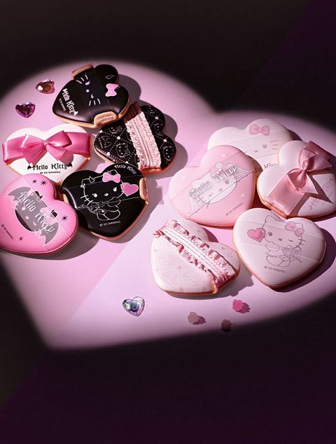 JuzBeauty-JuzBeautyMalaysia-JuzPretty-Authentic-Kbeauty-Malaysia-Skin-Care-Cosmetics-Jbeauty-Health-Care-korean-streetwear-fillimilli x HELLO KITTY ANGEL & DEVIL Heart Cushion Pang Pang Puff 联名限量款 爱心粉扑5件套3