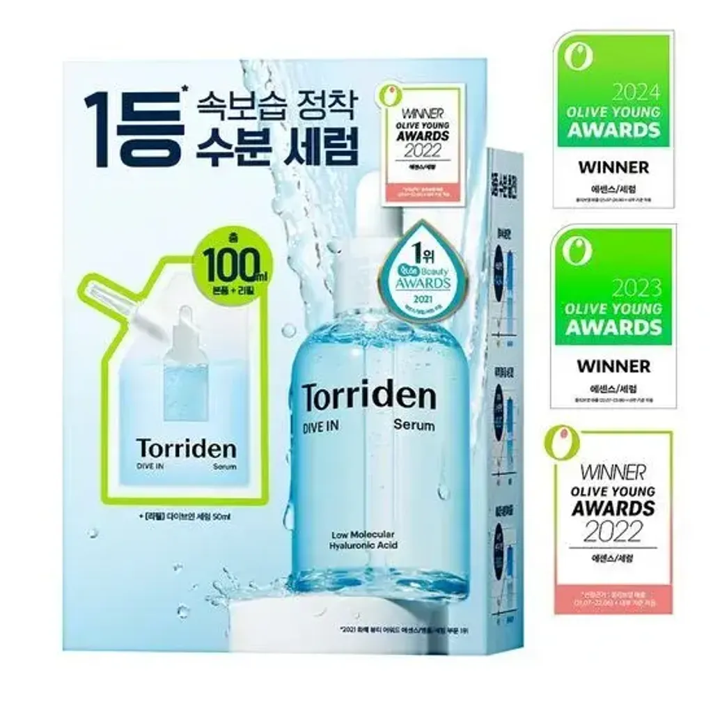 JuzBeauty-JuzBeautyMalaysia-JuzPretty-Authentic-Kbeauty-Malaysia-Skin-Care-Cosmetics-Jbeauty-Health-Care-korean-streetwear-TORRIDEN Dive-in Low-Molecular Hyaluronic Acid Serum 50ml Refill Plan 玻尿酸保湿精华套盒2