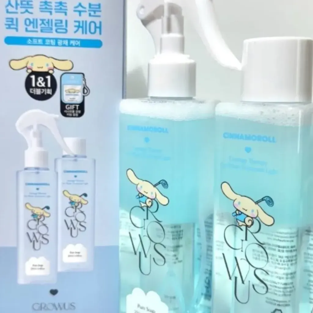 JuzBeauty-JuzBeautyMalaysia-JuzPretty-Authentic-Kbeauty-Malaysia-Skin-Care-Cosmetics-Jbeauty-Health-Care-korean-streetwear-GROWUS x Cinnamoroll No-Wash Treatment Plan 免洗护发喷雾套盒9