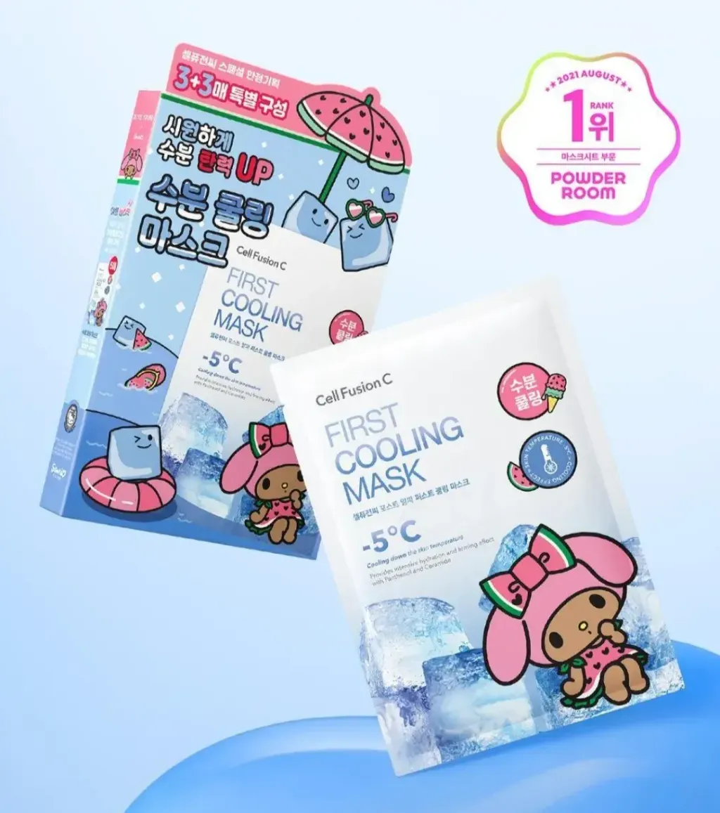 JuzBeauty-JuzBeautyMalaysia-JuzPretty-Authentic-Kbeauty-Malaysia-Skin-Care-Cosmetics-Jbeauty-Health-Care-korean-streetwear-Cell Fusion C x My Melody First Cooling Mask 冰镇面膜5