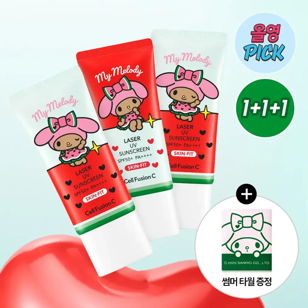 JuzBeauty-JuzBeautyMalaysia-JuzPretty-Authentic-Kbeauty-Malaysia-Skin-Care-Cosmetics-Jbeauty-Health-Care-korean-streetwear-CELL FUSION C  x MY MELODY Laser UV Sunscreen Plan 激光养护防晒霜11