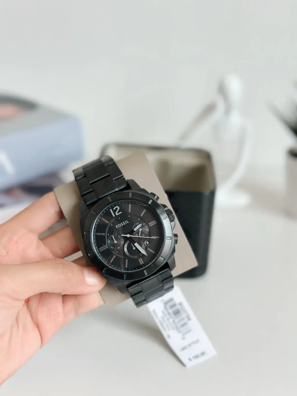 JuzBeauty_JuzBeautyMalaysia_JuzPretty_Authentic_Kbeauty_Malaysia_Skin_Care_Cosmetics_Jbeauty_Health_Care_korean_streetwear_US_Luxury_FOSSIL BQ2759 Privateer Chronograph Black Stainless Steel Watch 男款手表2