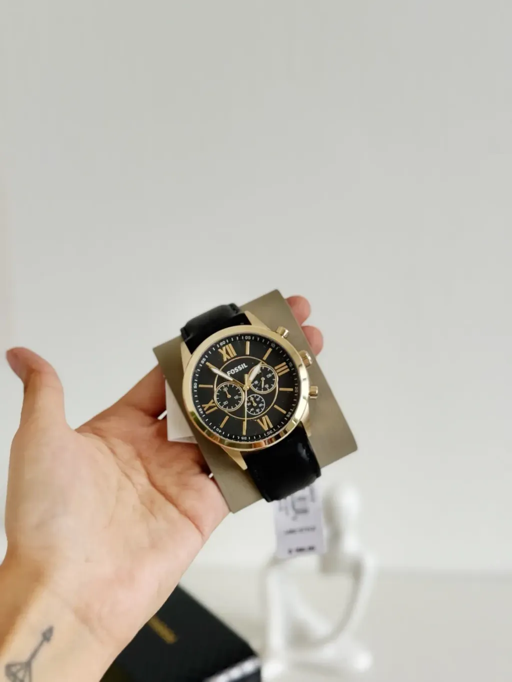 JuzBeauty_JuzBeautyMalaysia_JuzPretty_Authentic_Kbeauty_Malaysia_Skin_Care_Cosmetics_Jbeauty_Health_Care_korean_streetwear_US_Luxury_FOSSIL BQ2823 48mm Flynn Chronograph Black Leather Watch 男款手表9